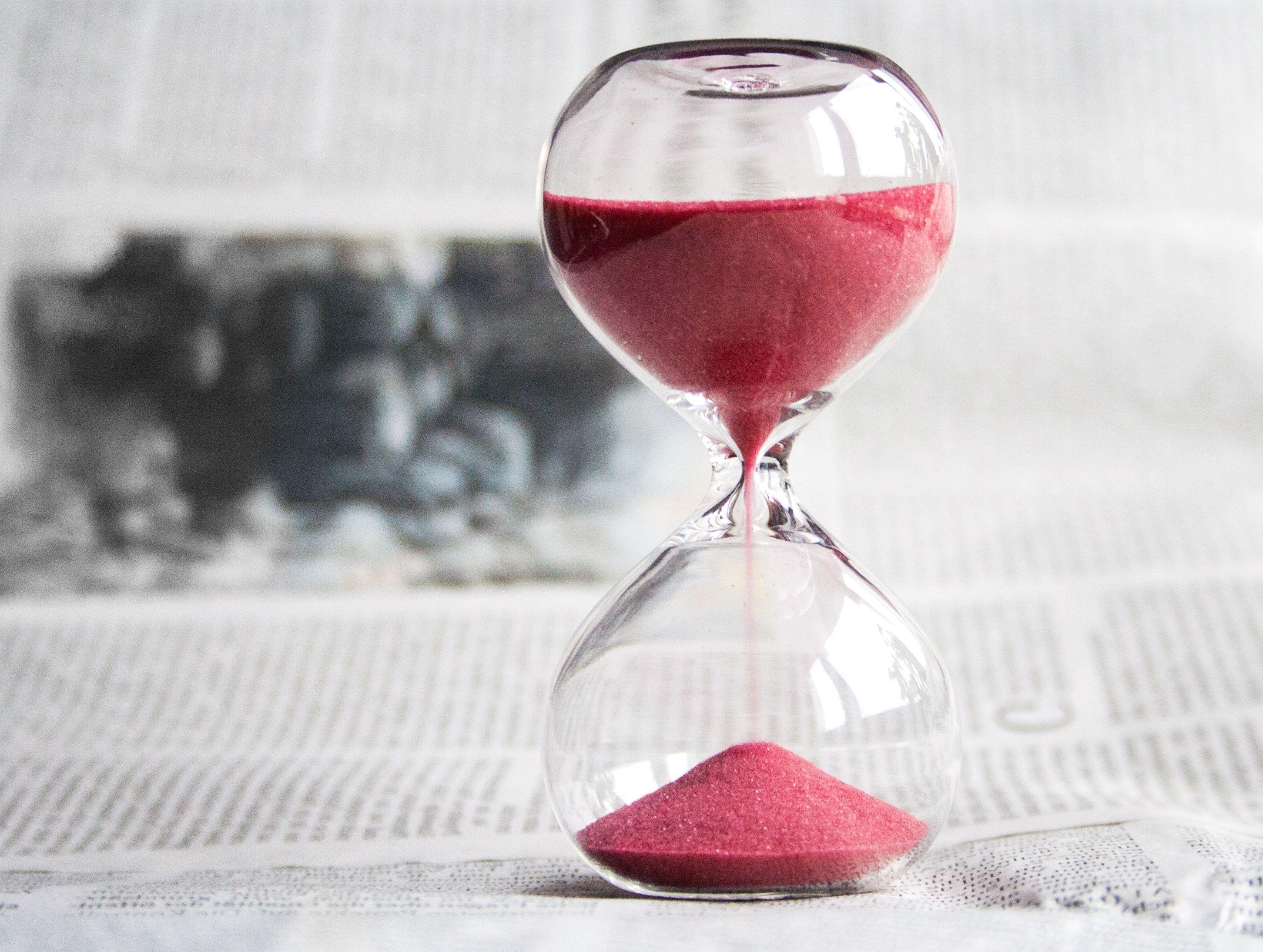 Free picture: sand, time, timer, glass, hours, newspaper