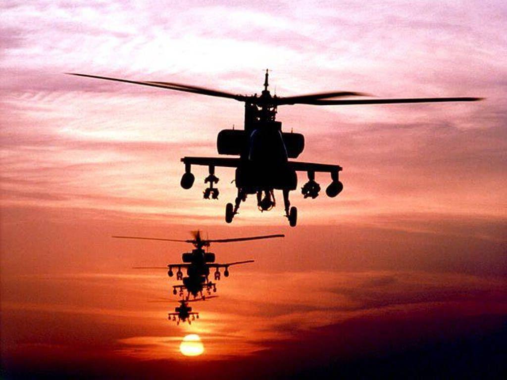 Apache helicopters wallpaper, military aircraft background