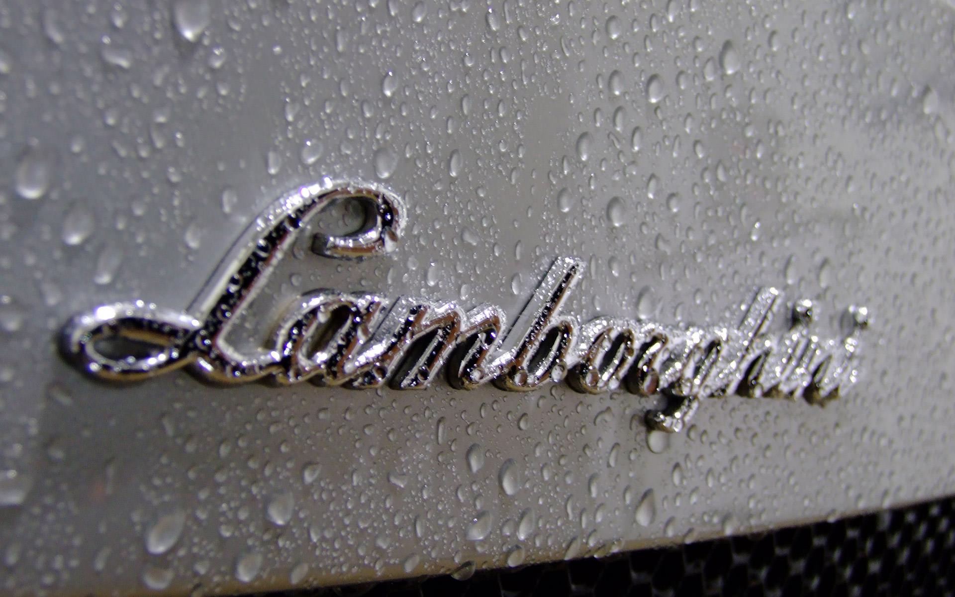 Drop Water Lamborghini Logo Wallpaper PC Wallpaper. High