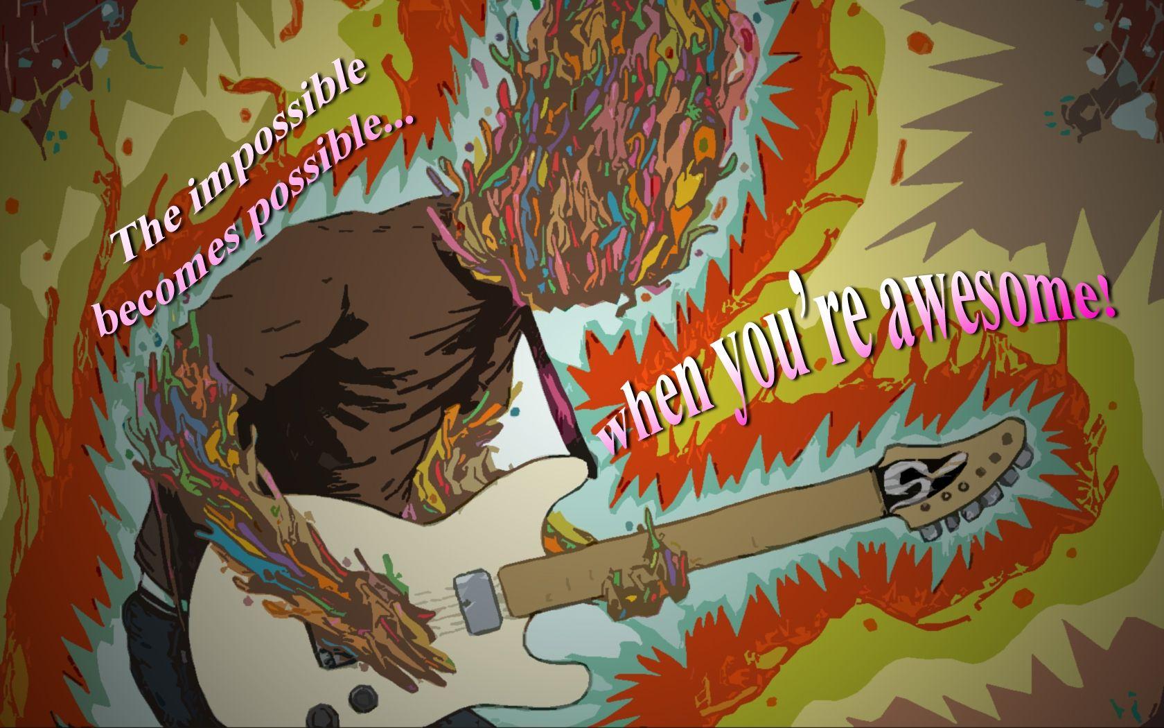 psychedelic guitars rock music 1680x1050 wallpaper High Quality