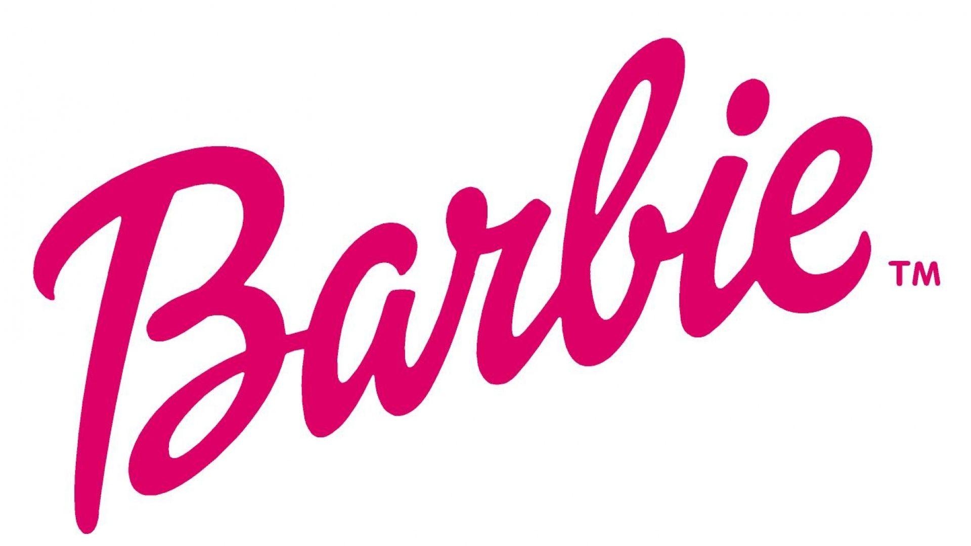 Download Wallpaper 1920x1080 barbie, logo, company, brand Full HD