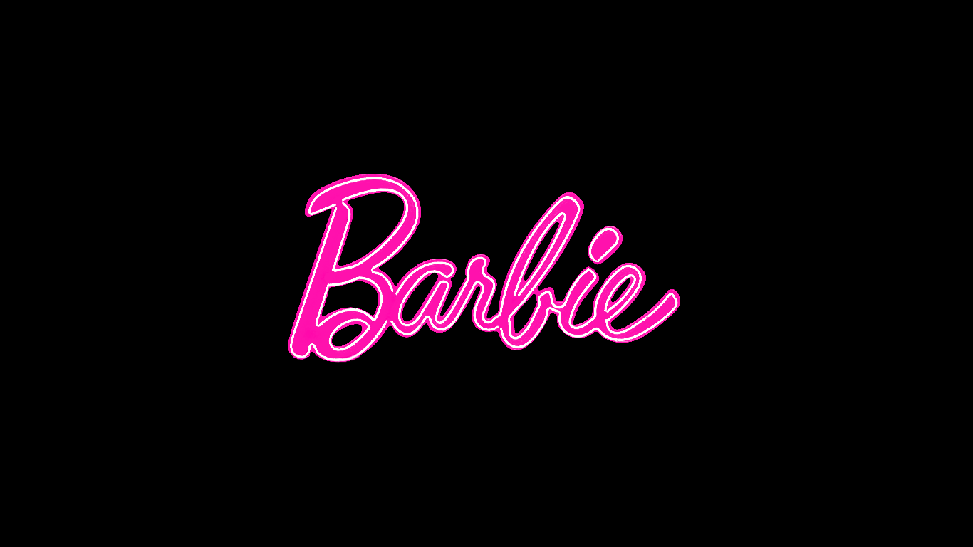 Black Barbie Logo Wallpaper HD Background. •IIVl0V•