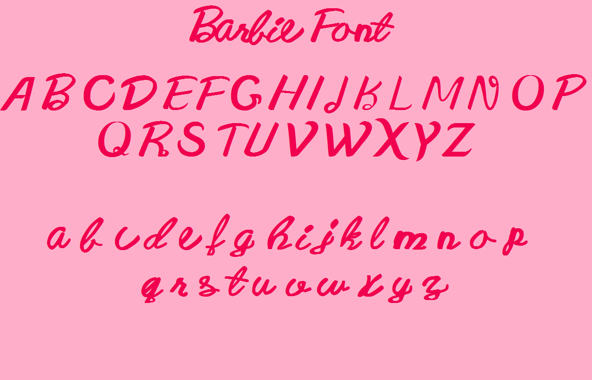 Barbie Fans Club image New Barbie Font HD wallpaper and background