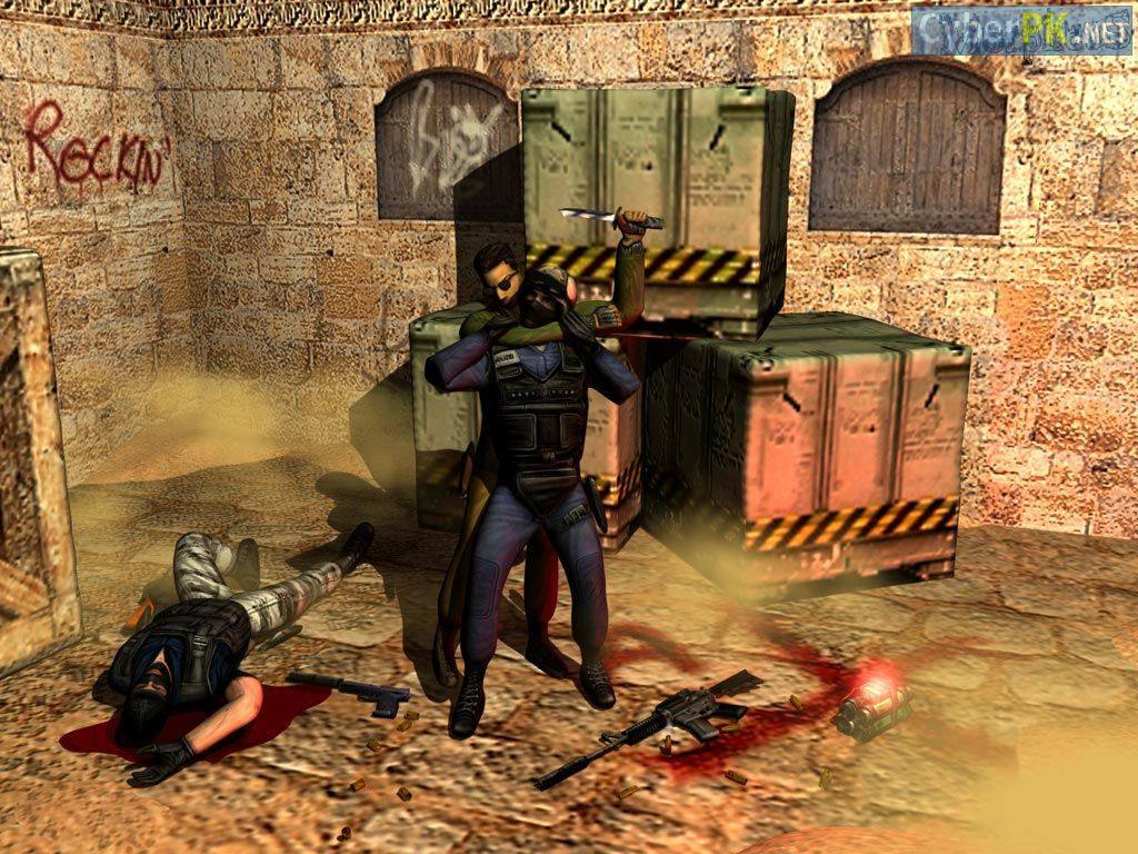 Counter Terrorist being Knifed Pakistan. Download Free