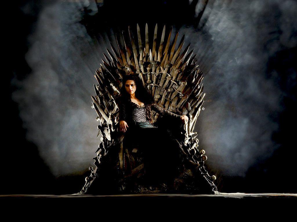 Morgana On The Iron Throne {Got Merlin}