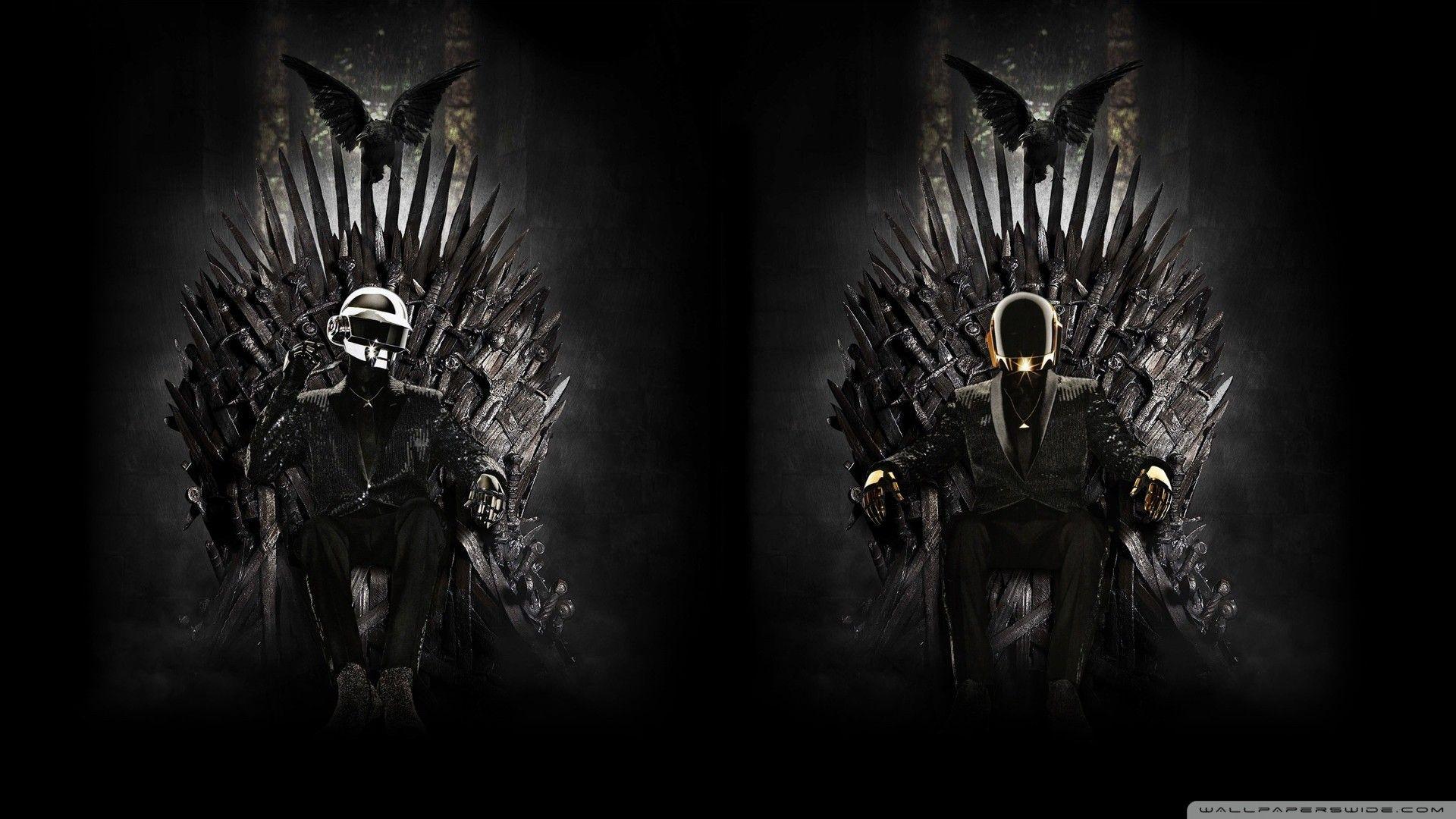 Wallpaper, 1920x1080 px, Daft Punk, Game of Thrones, Iron Throne