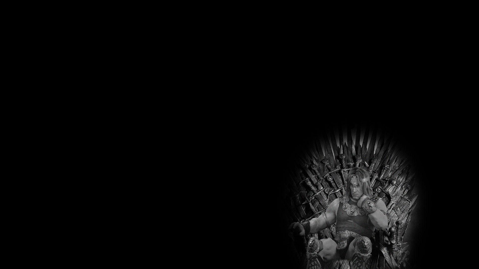 King Conan on the Iron Throne