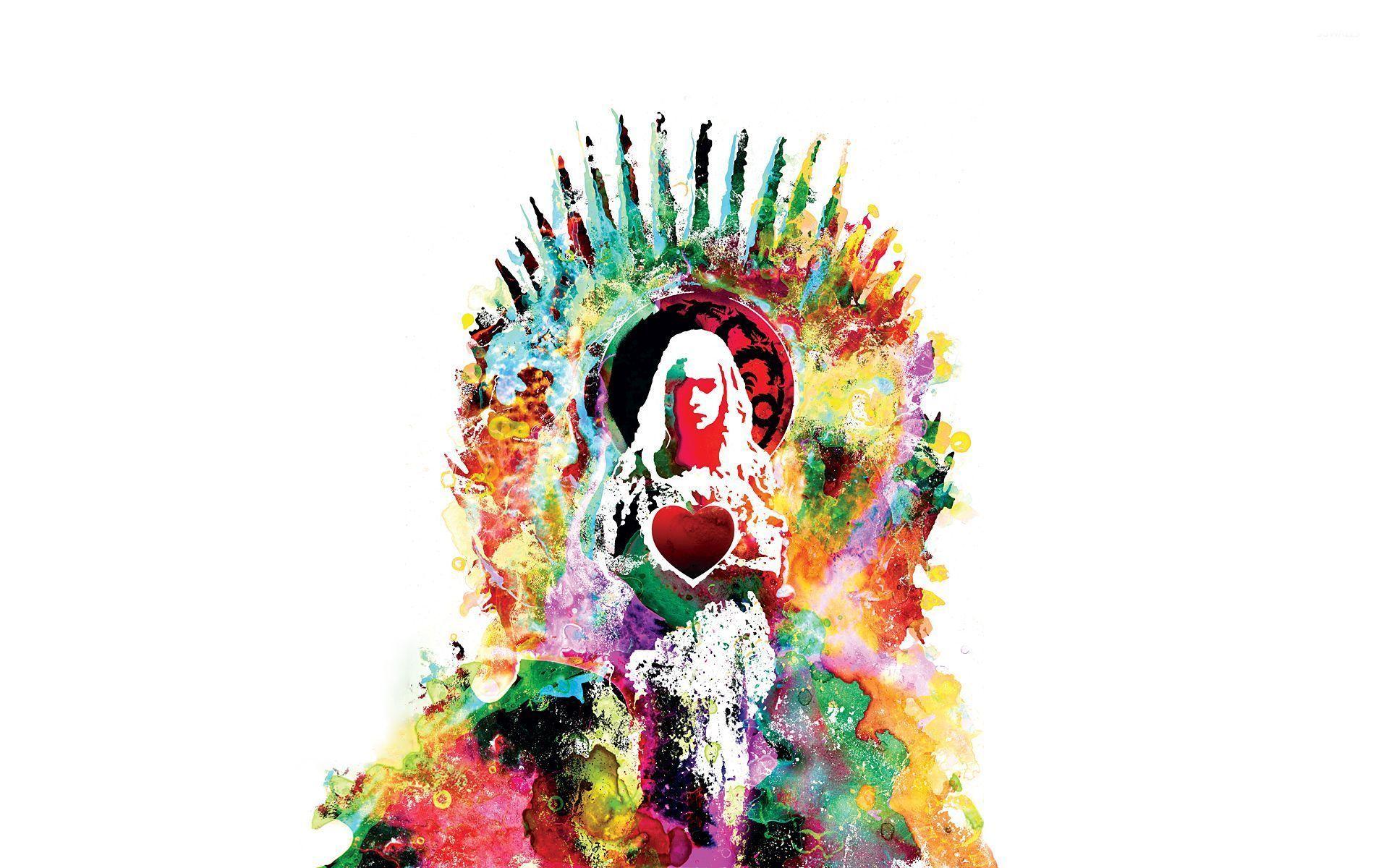 Daenerys on the Iron Throne wallpaper Show wallpaper