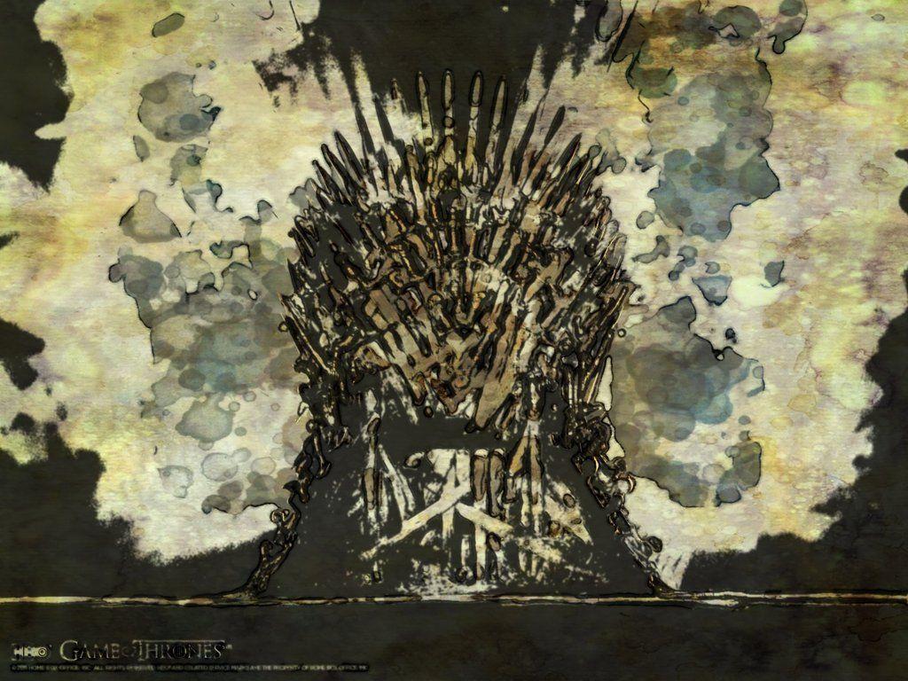 The Iron Throne Abstract Watercolor By Hernandez Henson