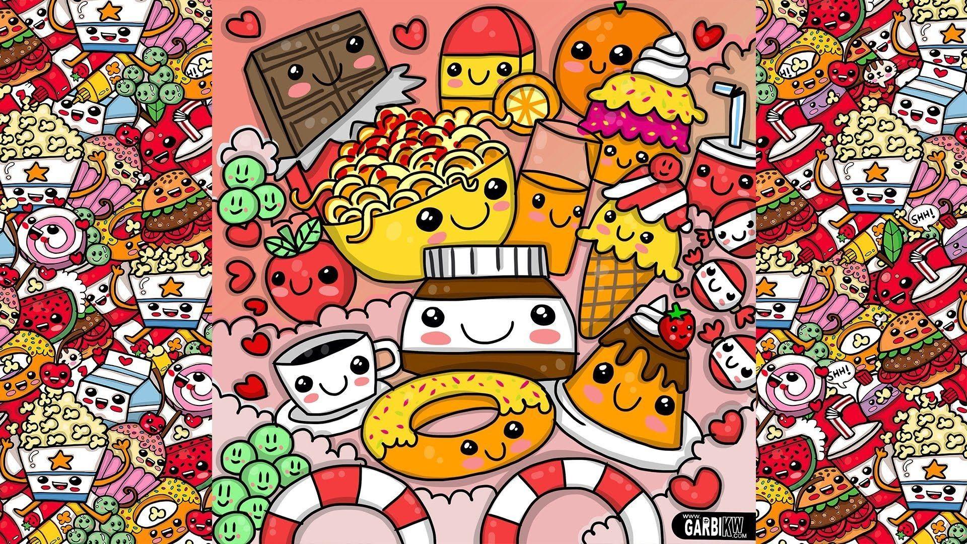 Cute Kawaii Food Wallpaper