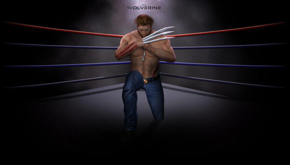 Wolverine on boxing ring