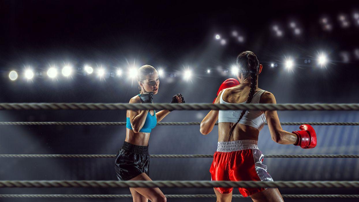 SPORTS Girls Boxing Fight Ring Wallpaperx1080