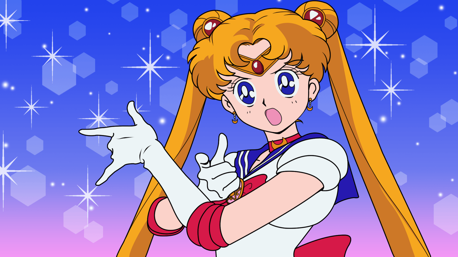 Sailor Moon Tsukino Usagi 4K tải xuống hình nền
