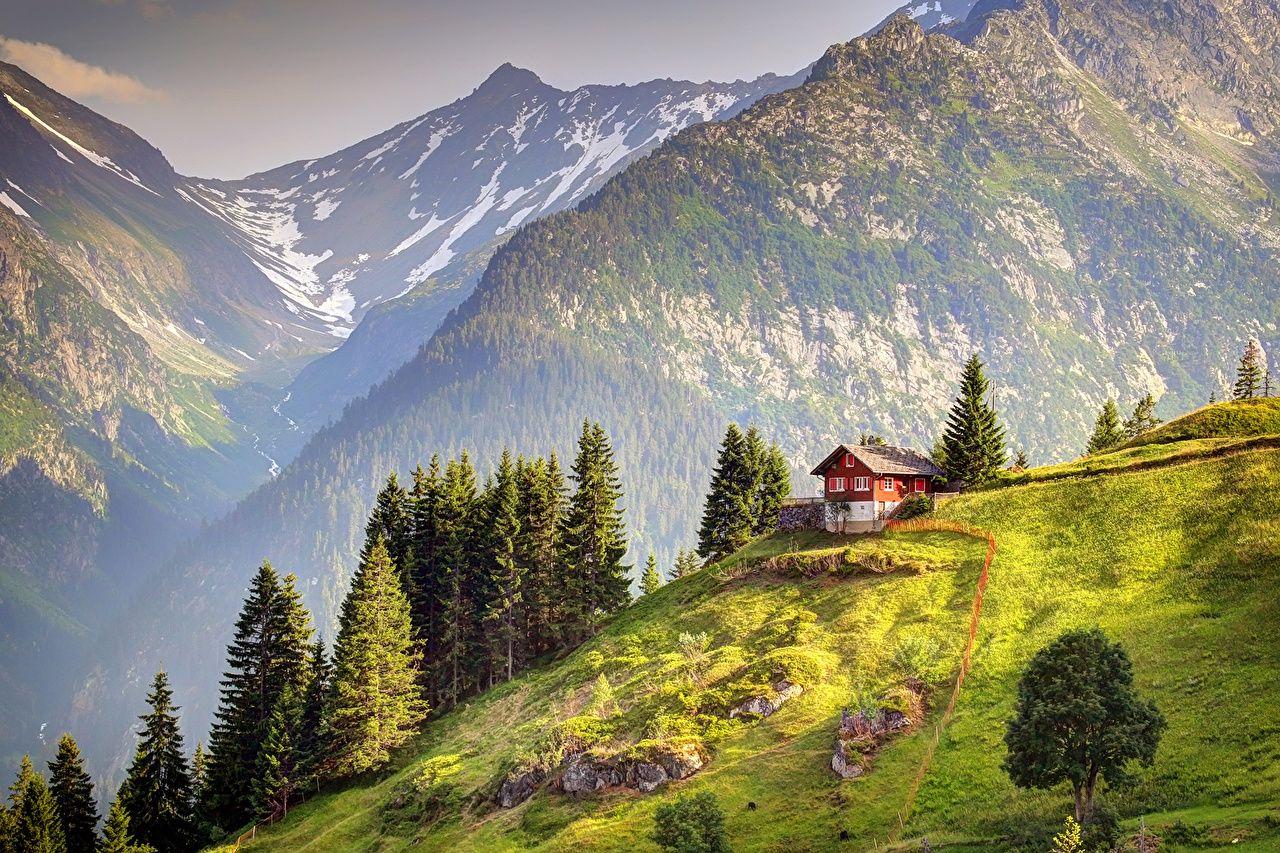 Photo Alps Switzerland Nature Mountains Scenery