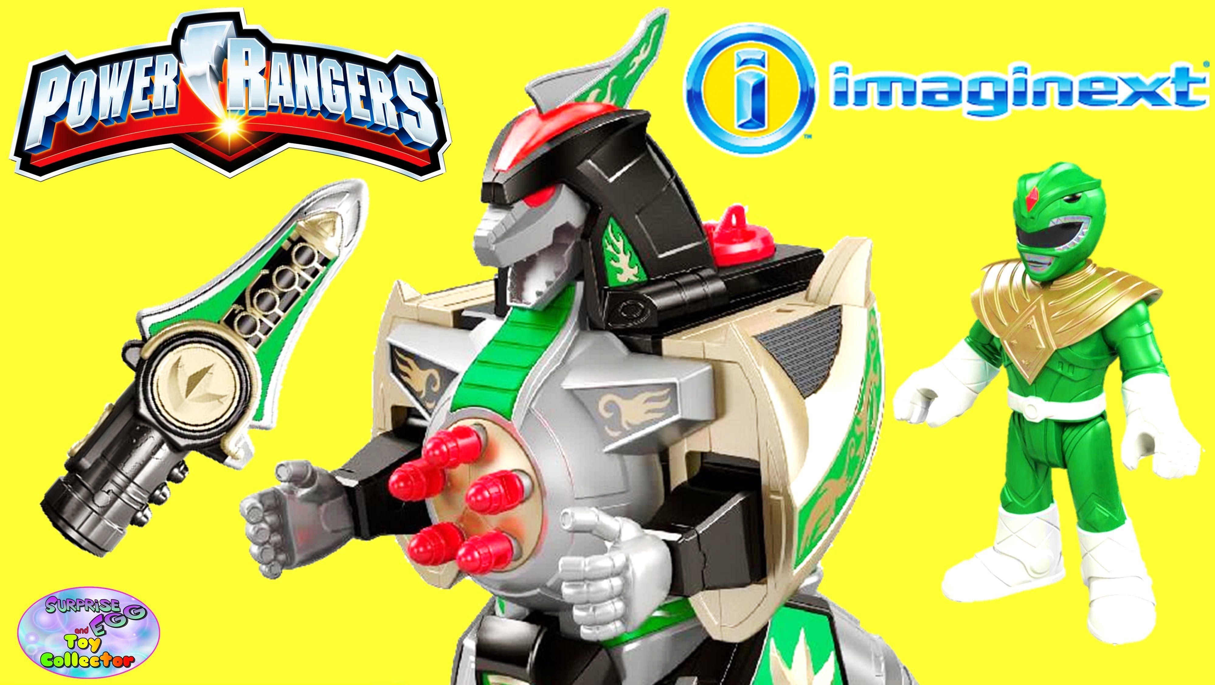 Imaginext Power Rangers Dragonzord RC Dragon Dagger Green Ranger