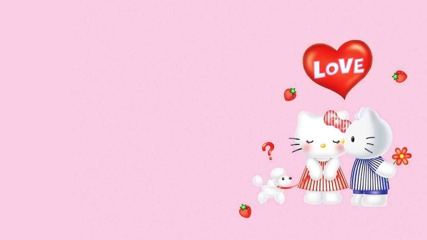Hello Kitty Love Wallpaper Background