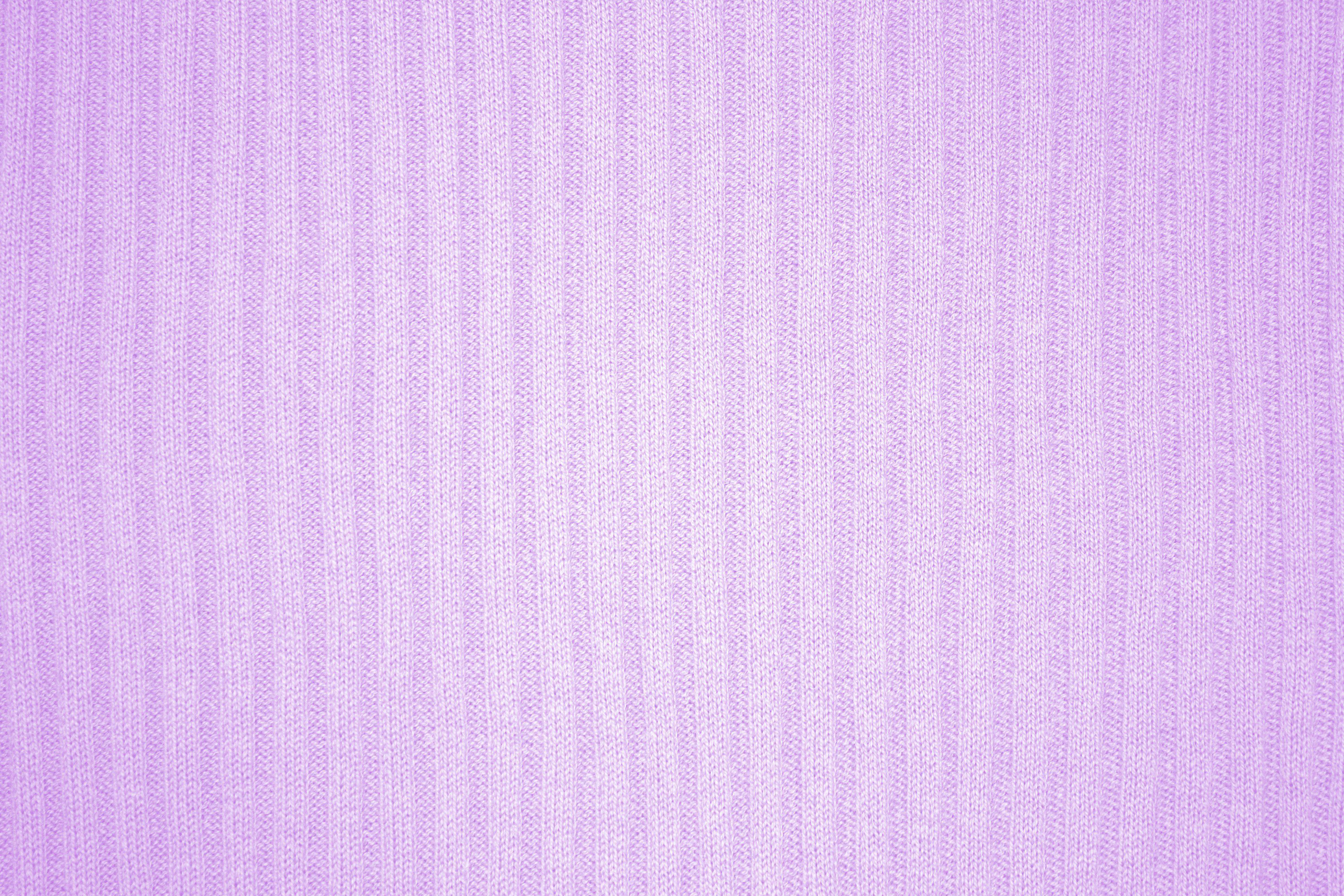 Light Purple Background. Lavender Colored Ribbed Knit Fabric