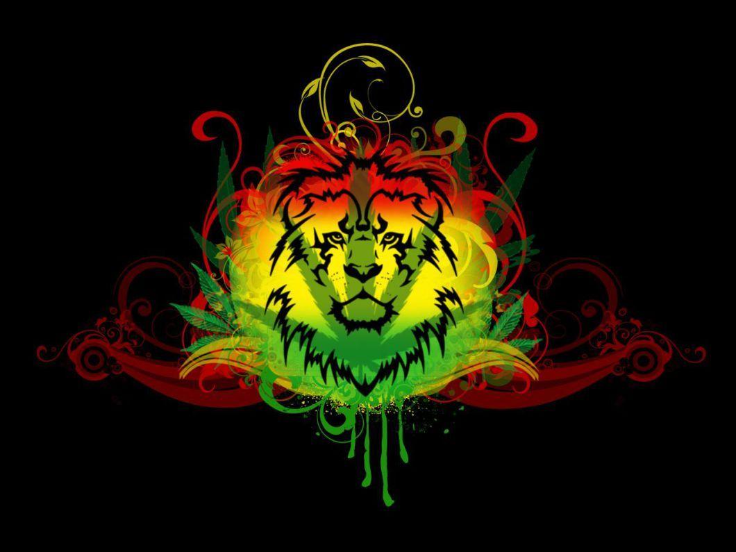 Rasta Lion One Love Wallpaper