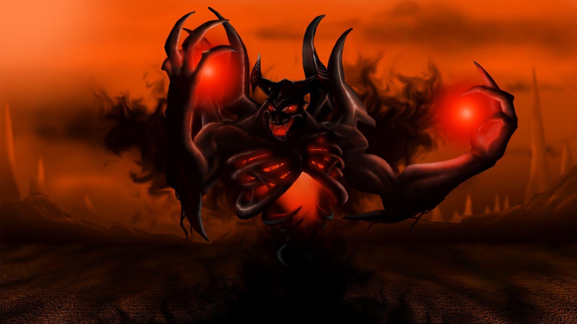 Download wallpaper 1920x1080 nevermore, shadow fiend, dota 2 full HD