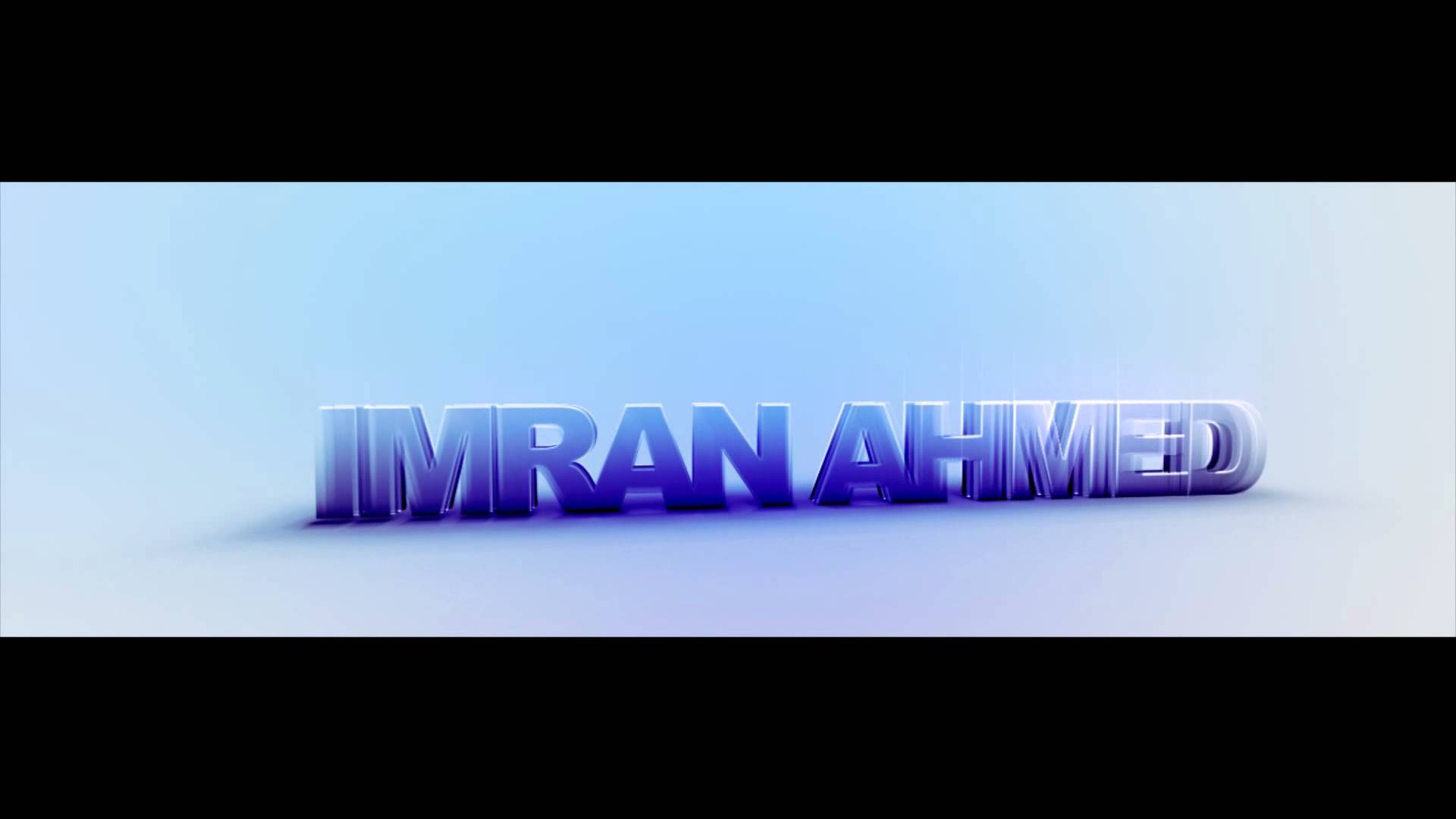 IMRAN AHMED 3D NAME
