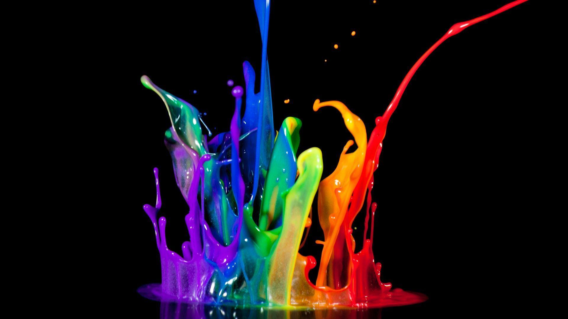 Colorful HD Wallpaperx1080. Painting wallpaper, Colorful wallpaper, Rainbow painting