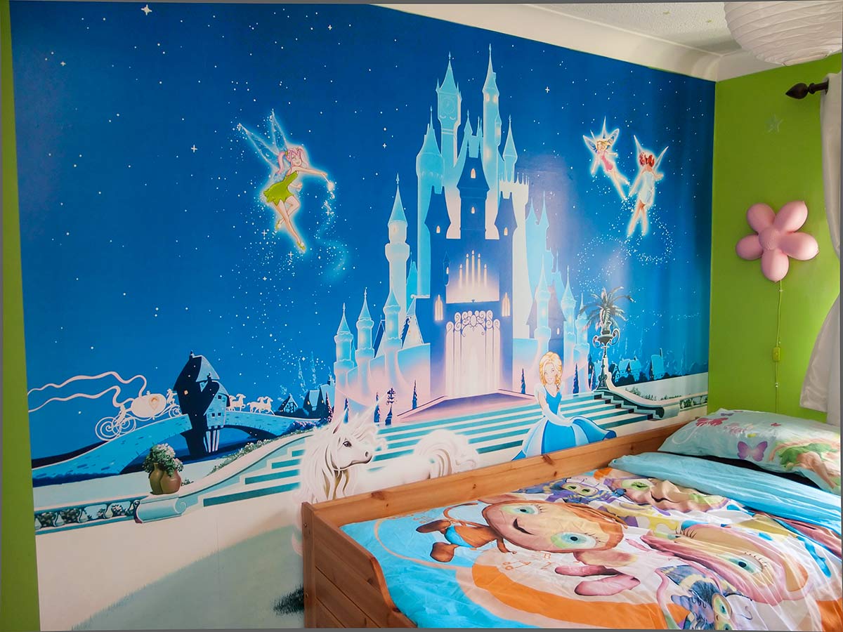 Disney Cinderella Style Princess Castle Background Image for Lumia