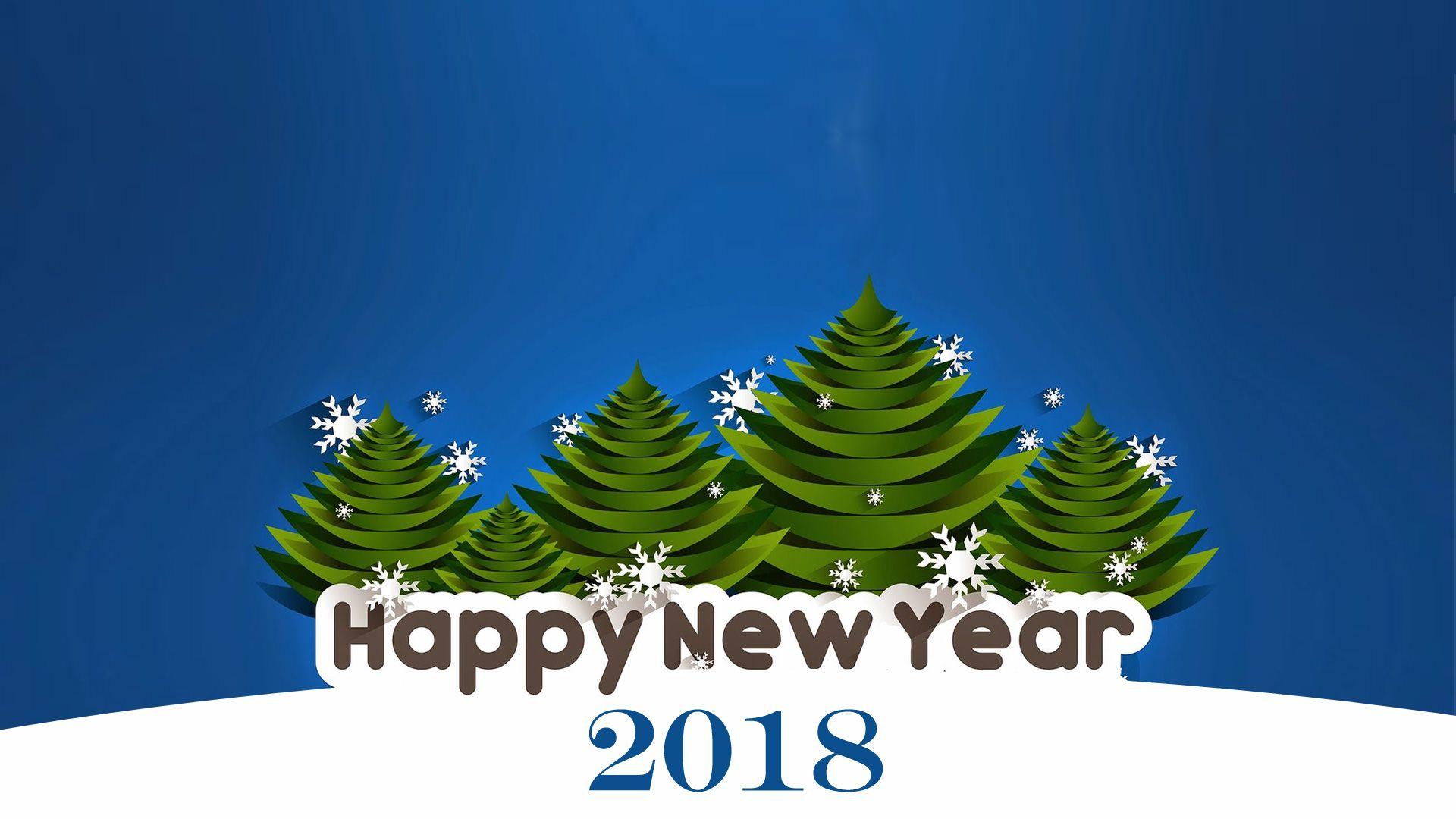 Special Happy New Year 2018 Wallpaper, HD Greetings Desktop Image