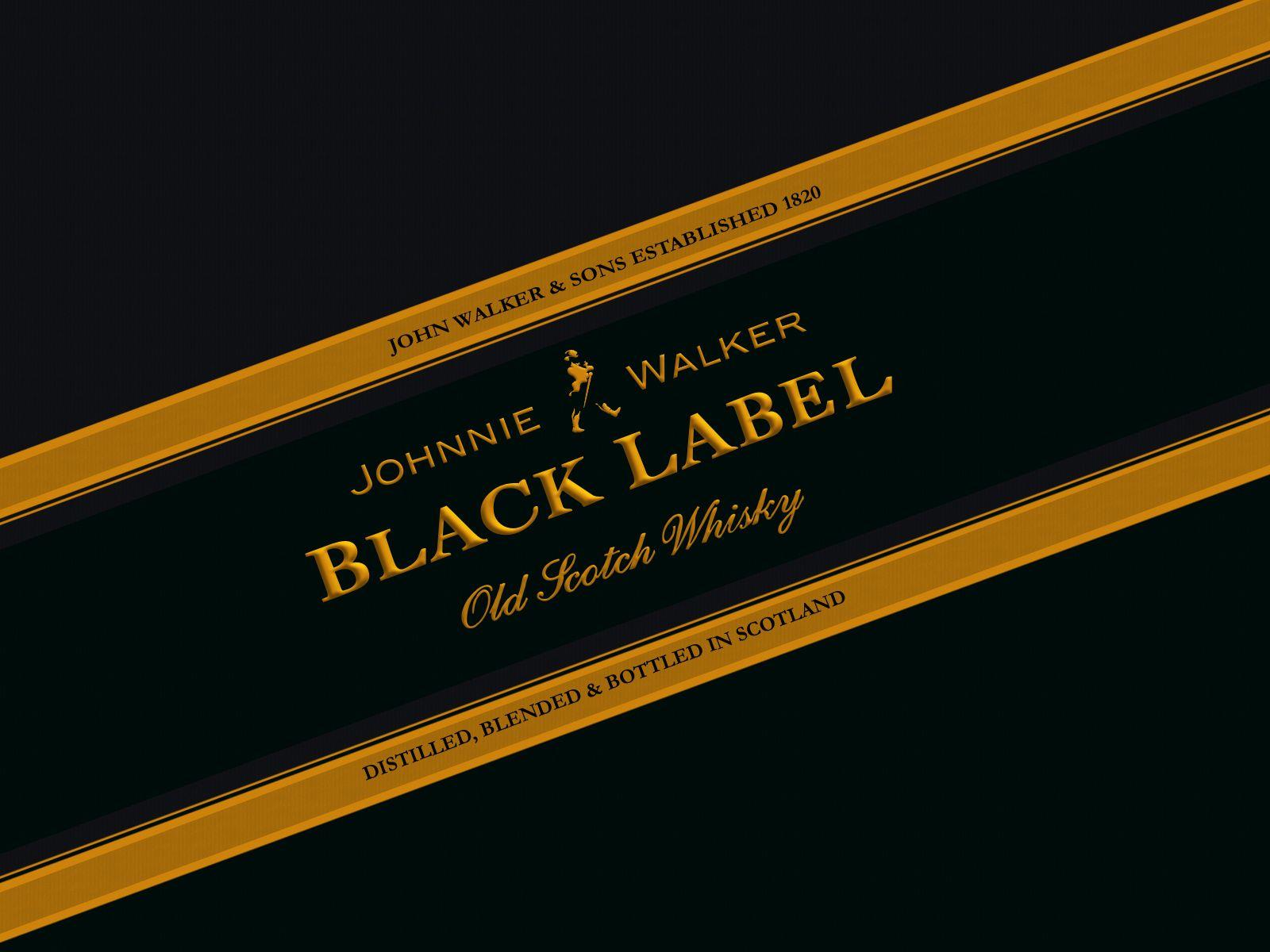 Papel de Parede Black Label 1280x800 Johnnie Walker Black