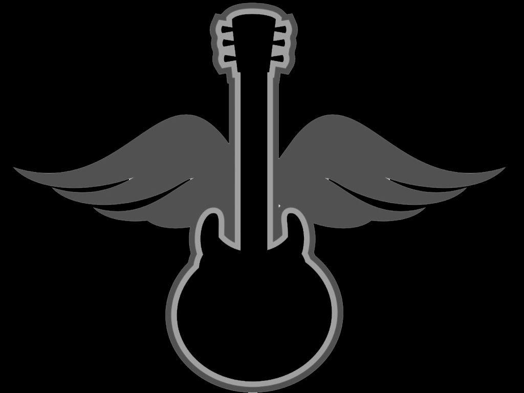 black guitar wallpaper