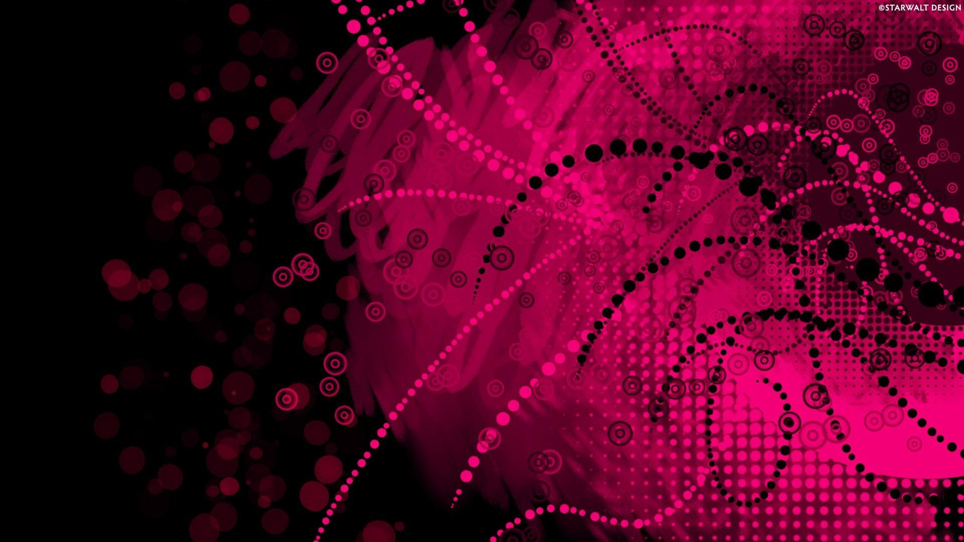 Pink Dark Vector 1080p Wallpaper