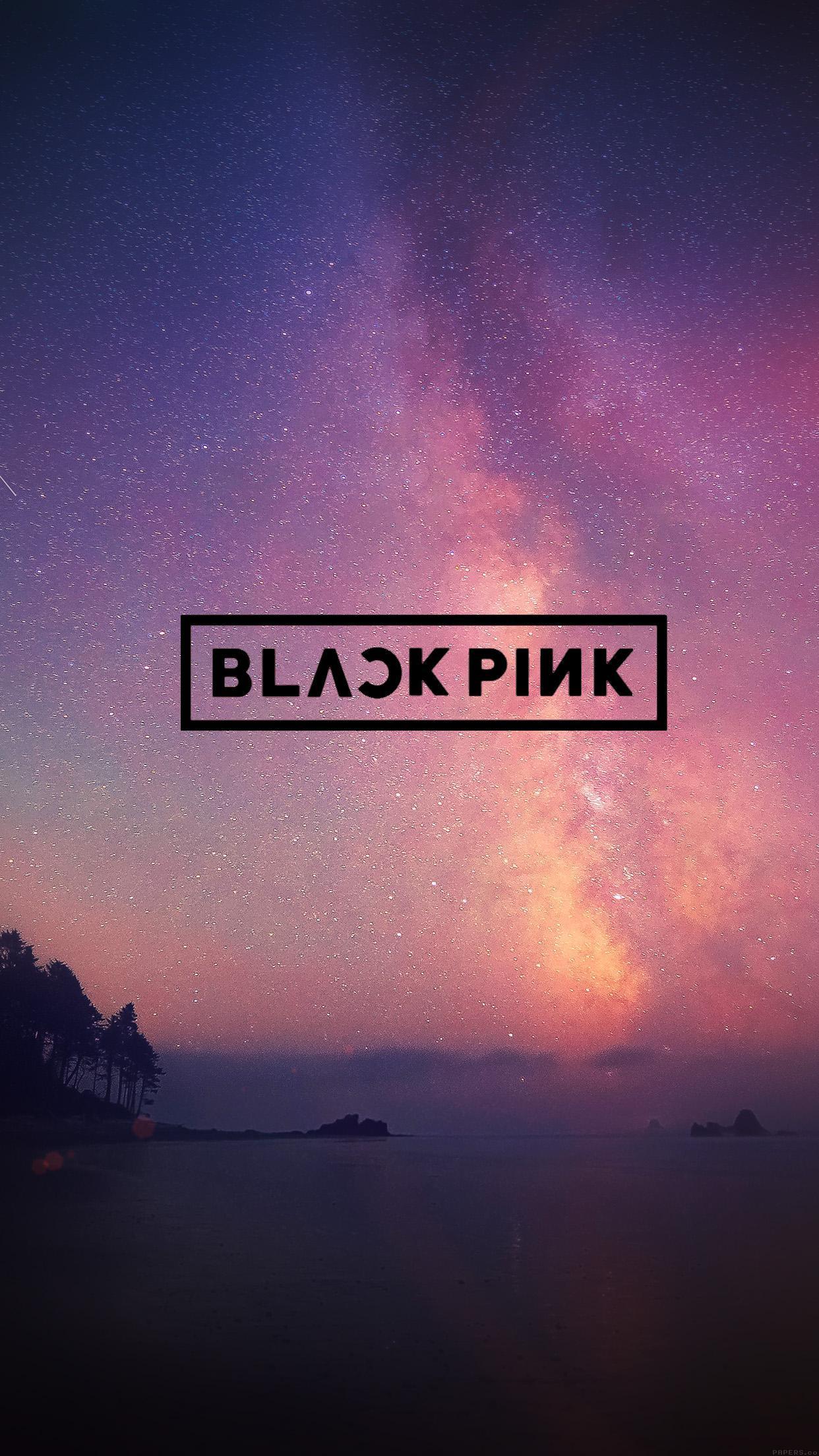 BlackPink Logo Phone Wallpaper