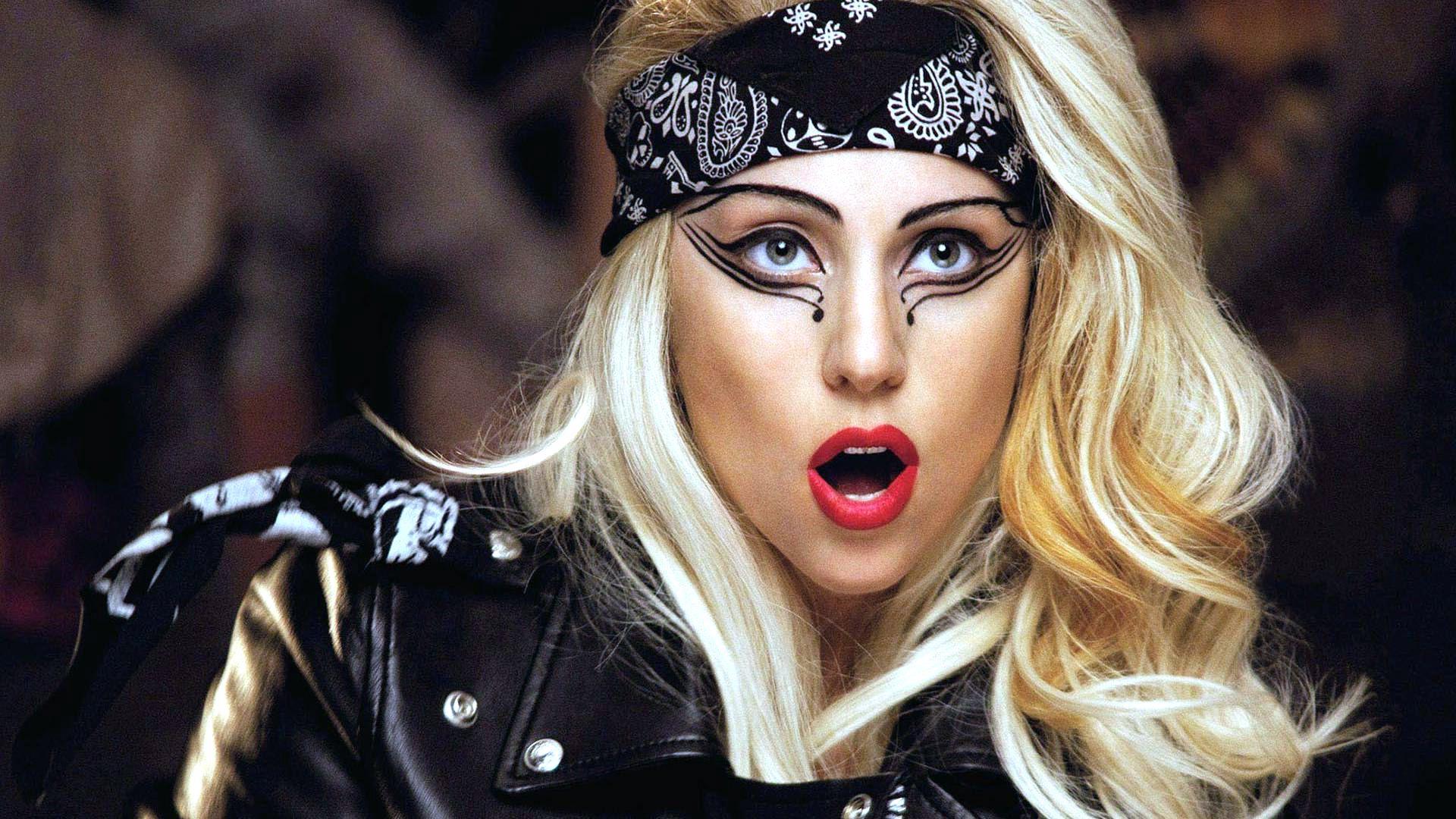 Colorful Make Up Lady Gaga Wallpaper HD
