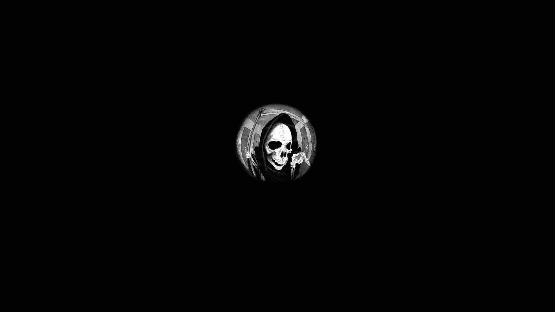 Grim Reaper Monochrome, HD Artist, 4k Wallpaper, Image