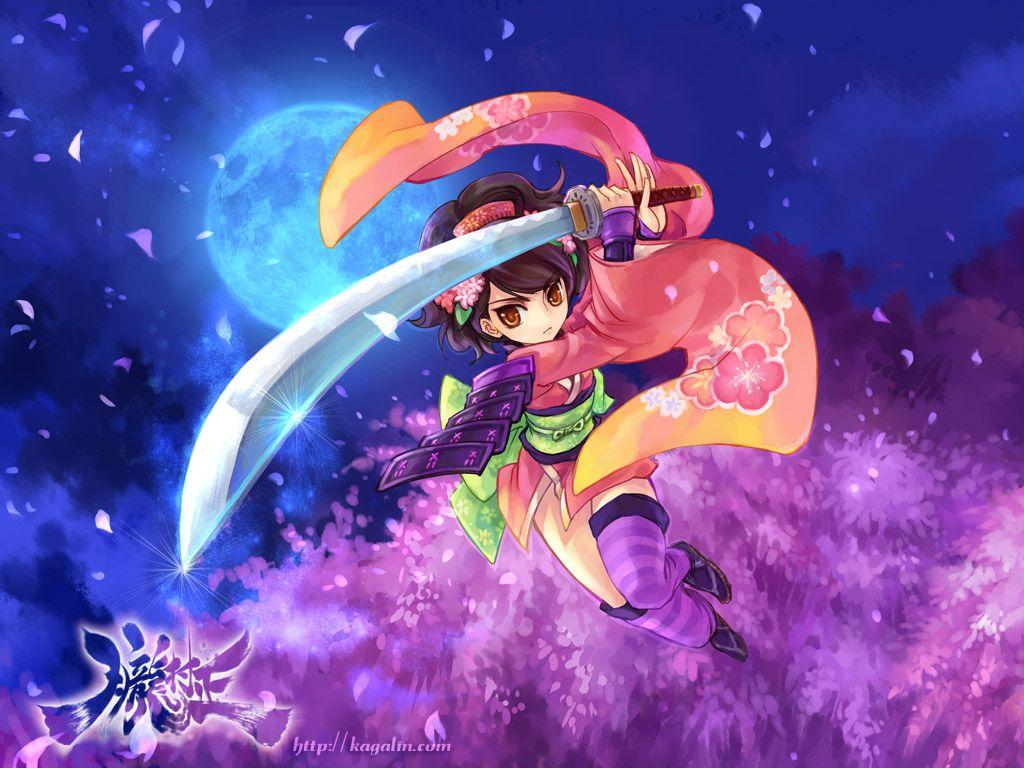 Momohime, oboro muramasa, videogame, girl, HD wallpaper