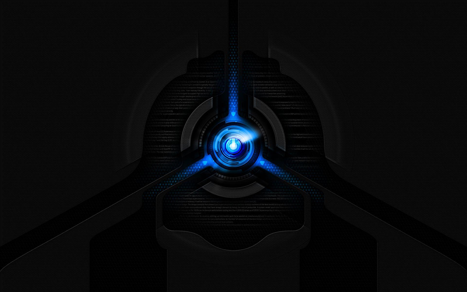 Black and Blue Wallpaper