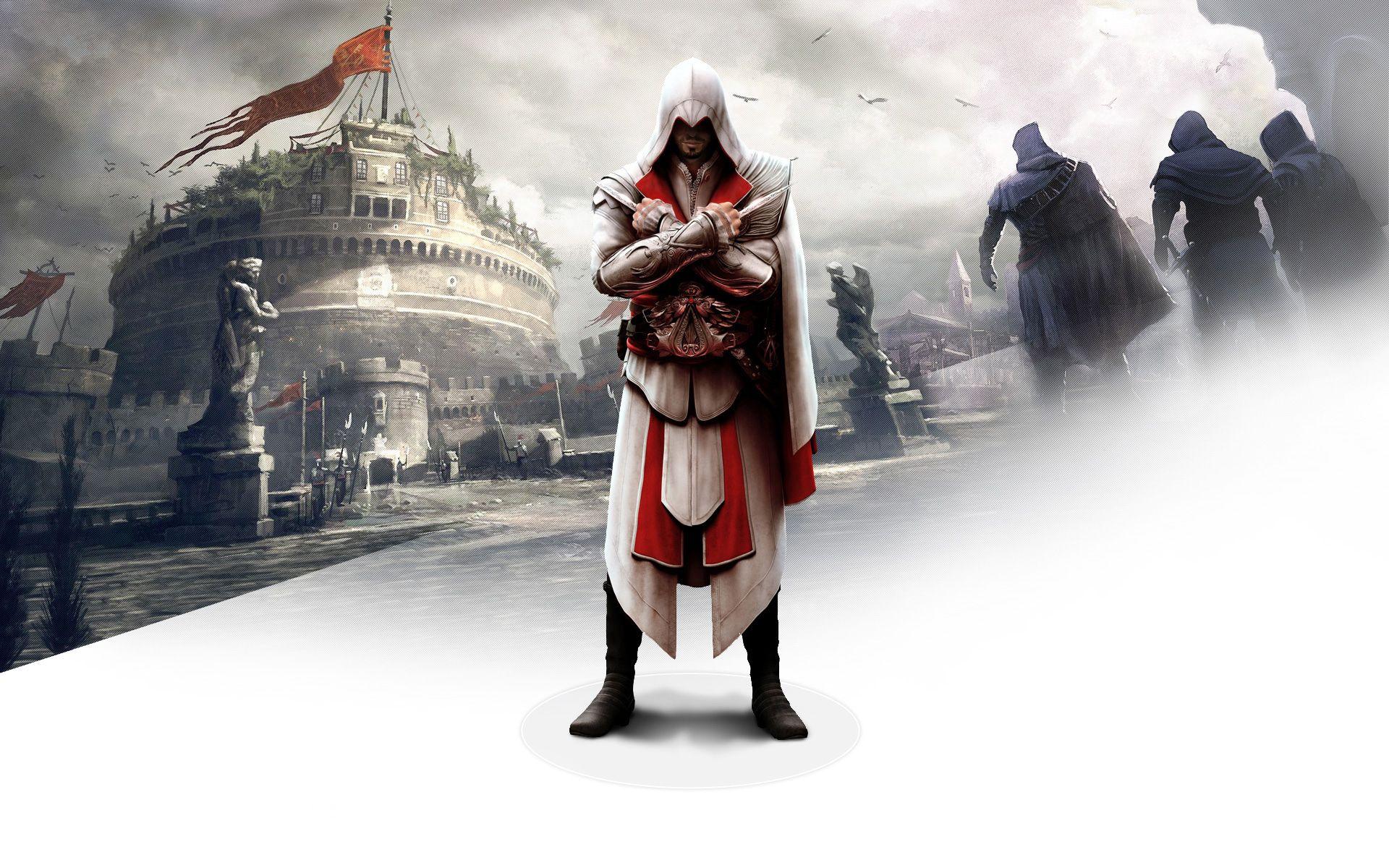 Assassins Creed Ezio Auditore Wallpaper  Coliseu Geek