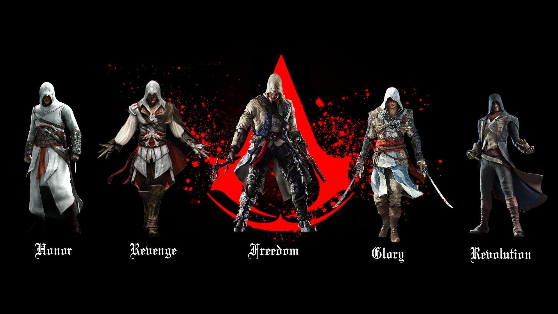 Games: Assassin Creed Ezio Edward Altair Arno Connor Wallpaper