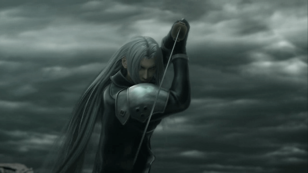 Sephiroth attacking. Antagonists and Villains. Final
