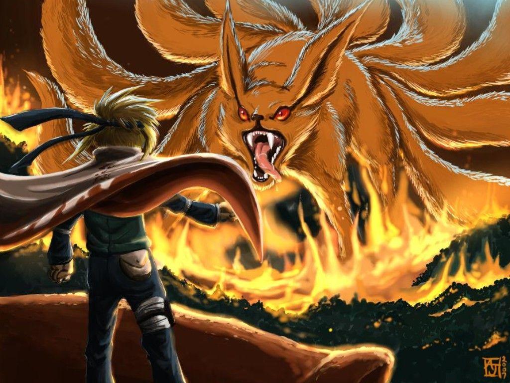 Wallpaper Land: Naruto and Kyuubi