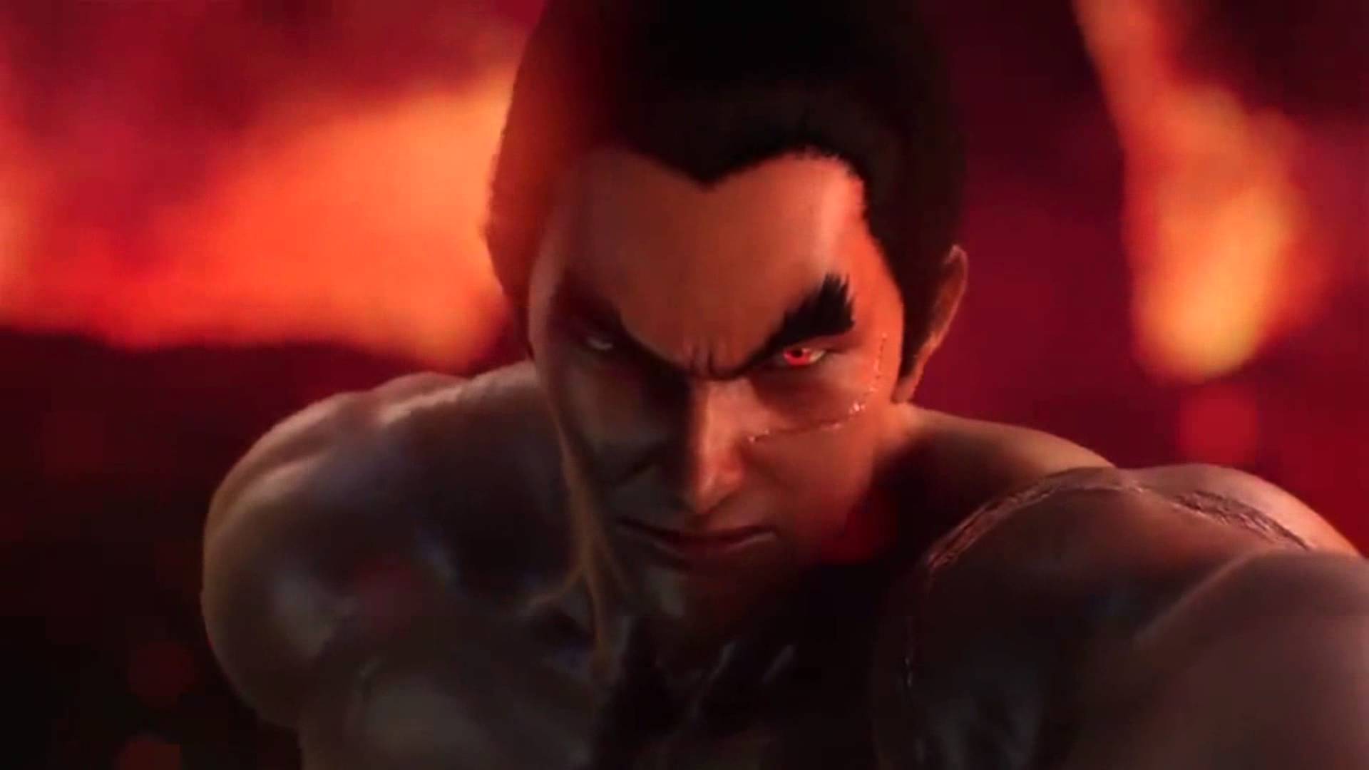 Download Fierce Look Of Kazuya Mishima Wallpaper