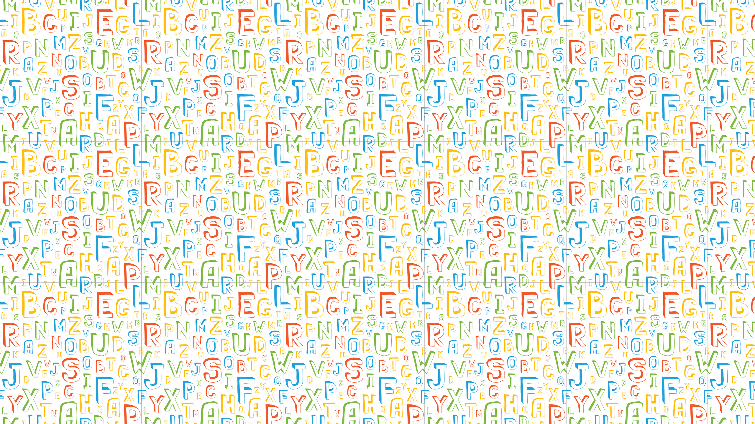 HD Alphabet Wallpaper