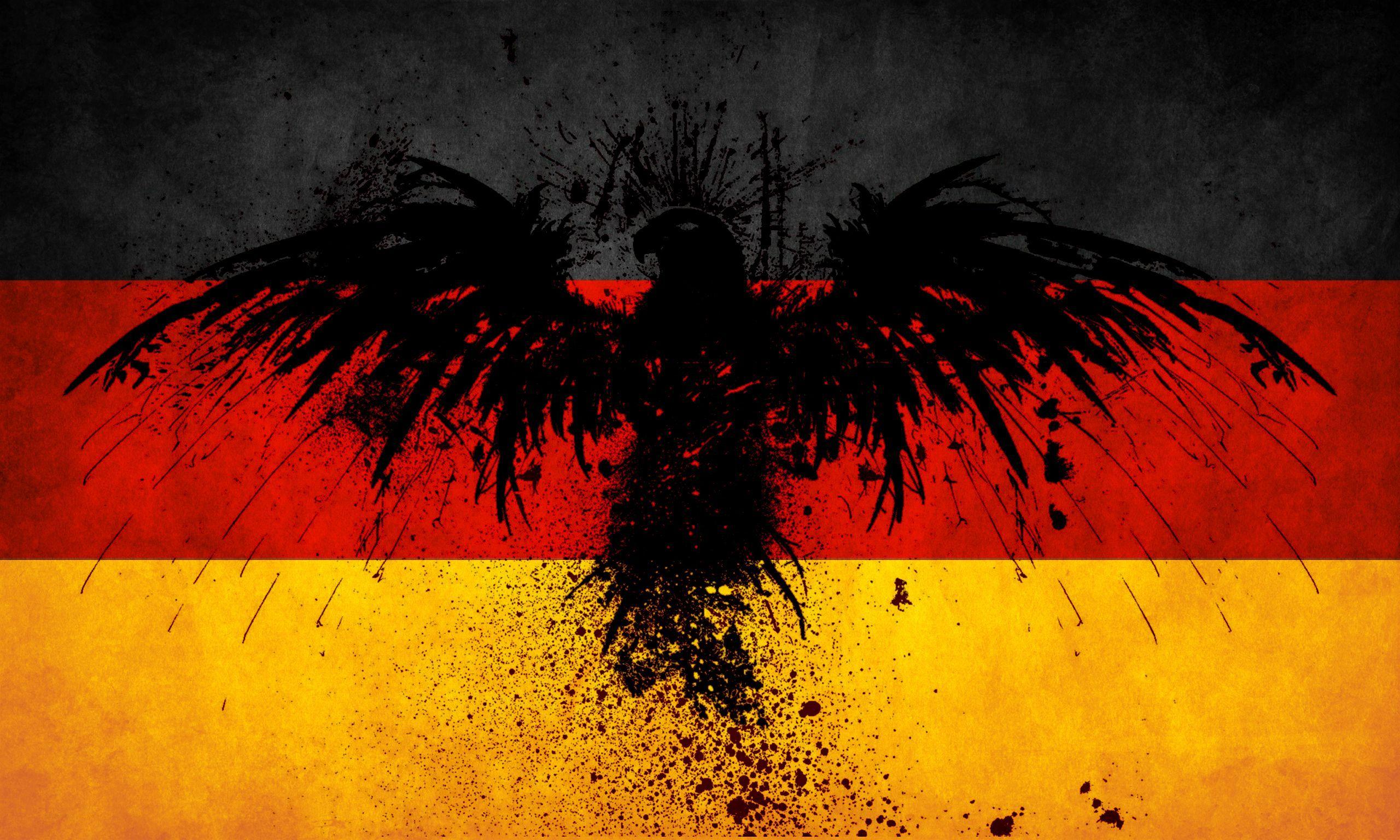 Germany flag art wallpaper. Хочу здесь побывать