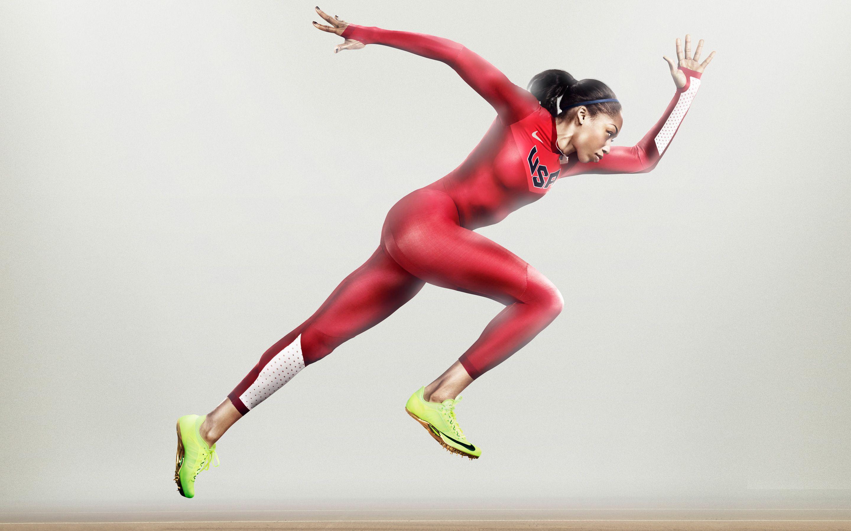 Nike Running Athlete Women Wallpaper