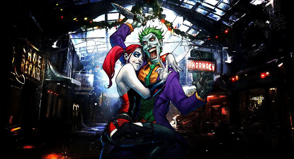 Harley Quinn and Joker Wallpaper VER.2