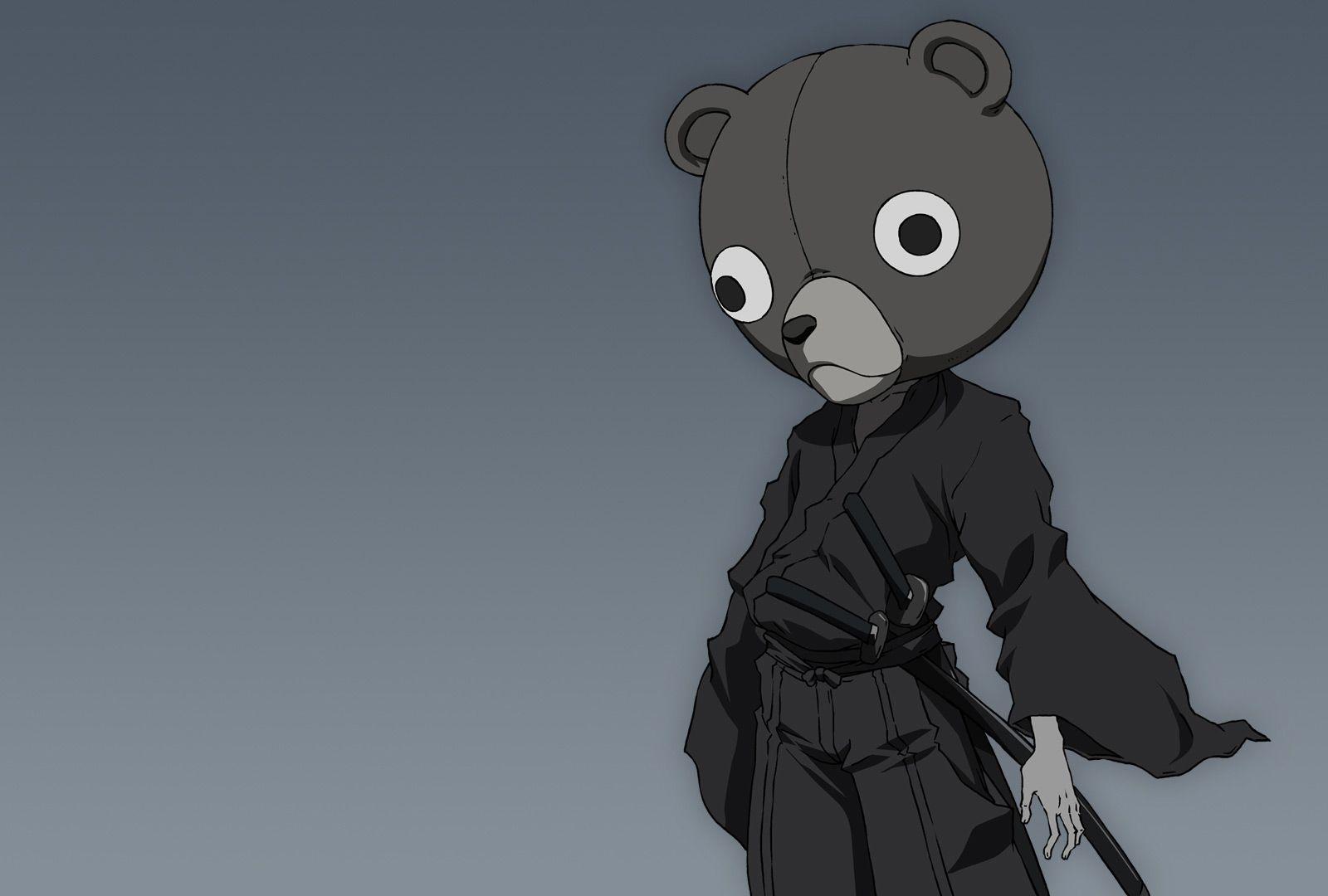 afro samurai kuma -I can never look at teddy bears in the same way