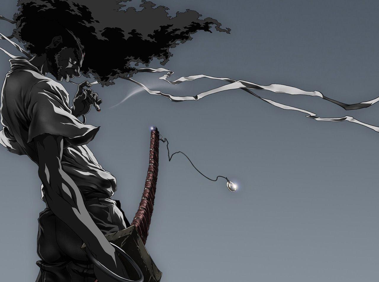 Anime Cigarettes Samurai Afro Samurai Wallpaper HD / Desktop