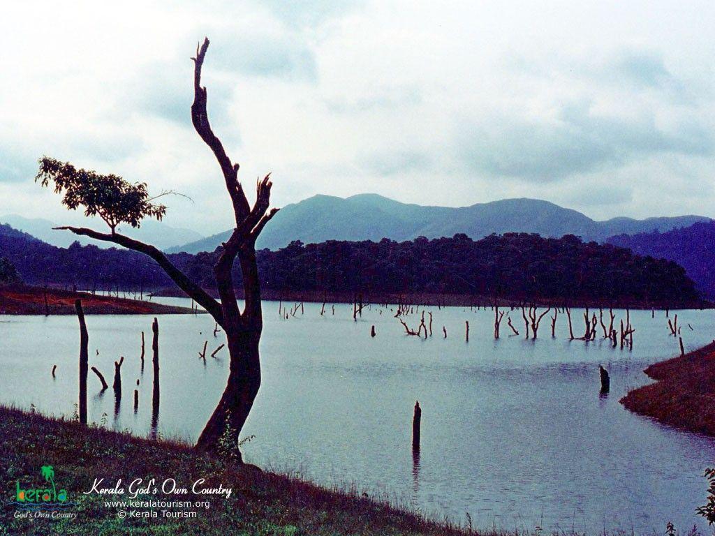 Lakes Kerala Cloud Lake Sky Tree Nature Scene Cute Beauty Free