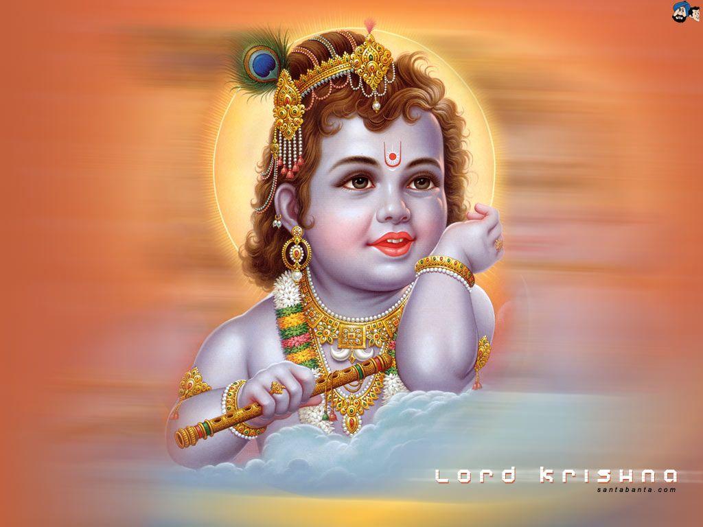 Götter im Hinduismus Bilder Lord Krishna HD Hintergrund