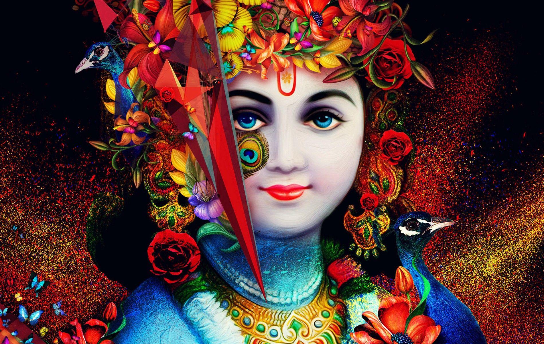 Lord Krishna Hd Wallpapers 1920x1080 For Laptop - God Krishna Hd