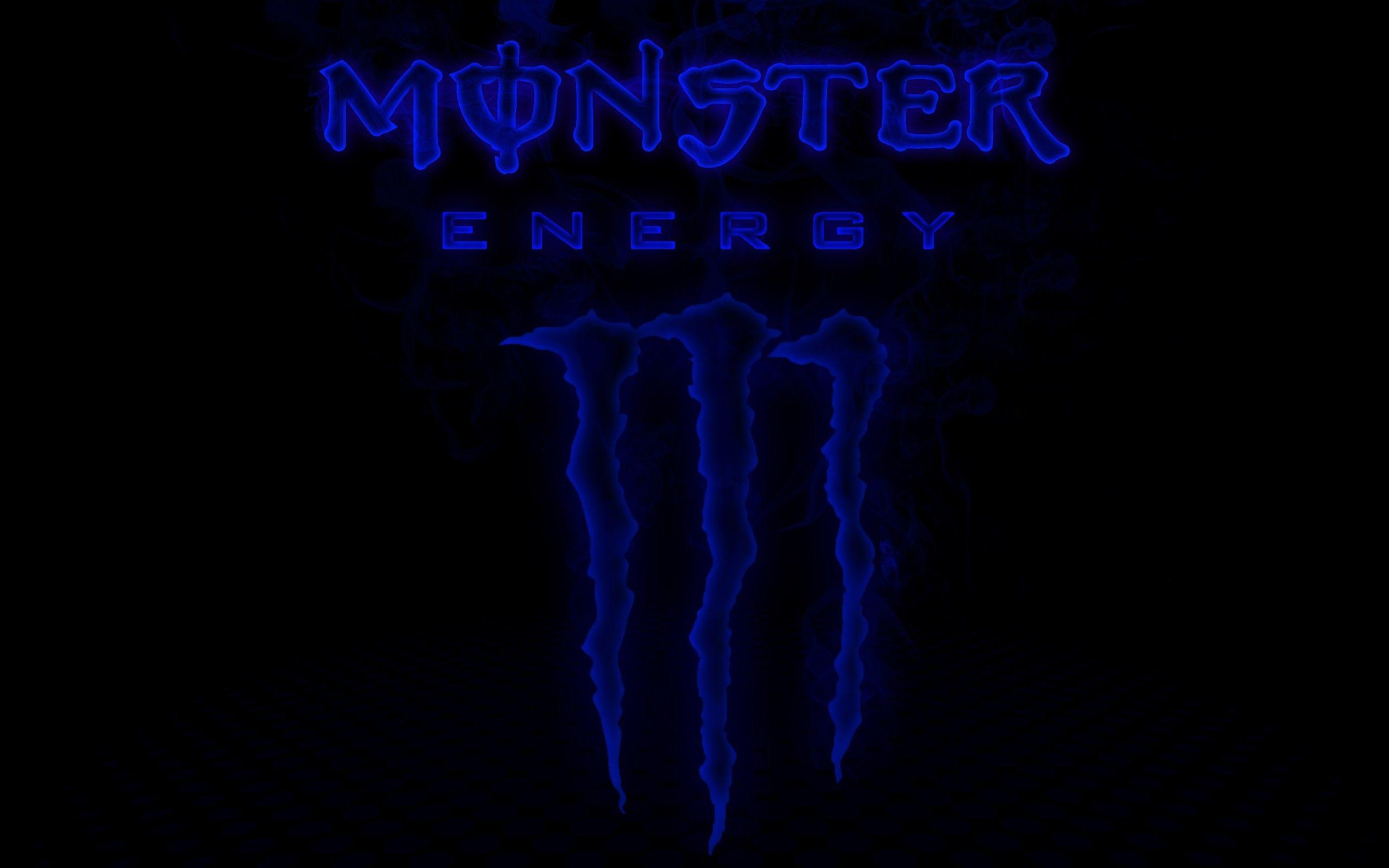 Monster energy blue wallpaper. PC